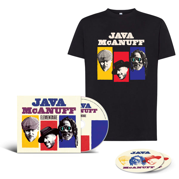 Pack CD / T-shirt / Sous-verres | EP  Élémentaire | JAVA, Winston McAnuff